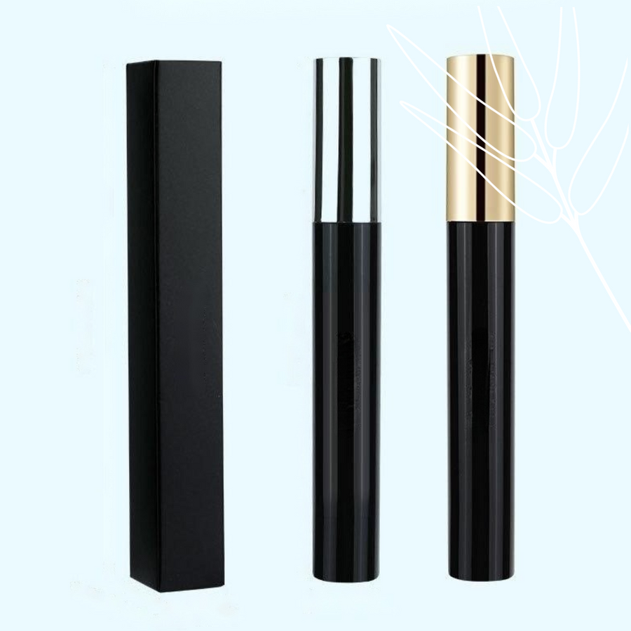 Private Label Curl and Lengthening Mascara — 4-Wax Formula, Silver & Gold Lid | OEM/ODM Manufacturing | MetaCNBeauty