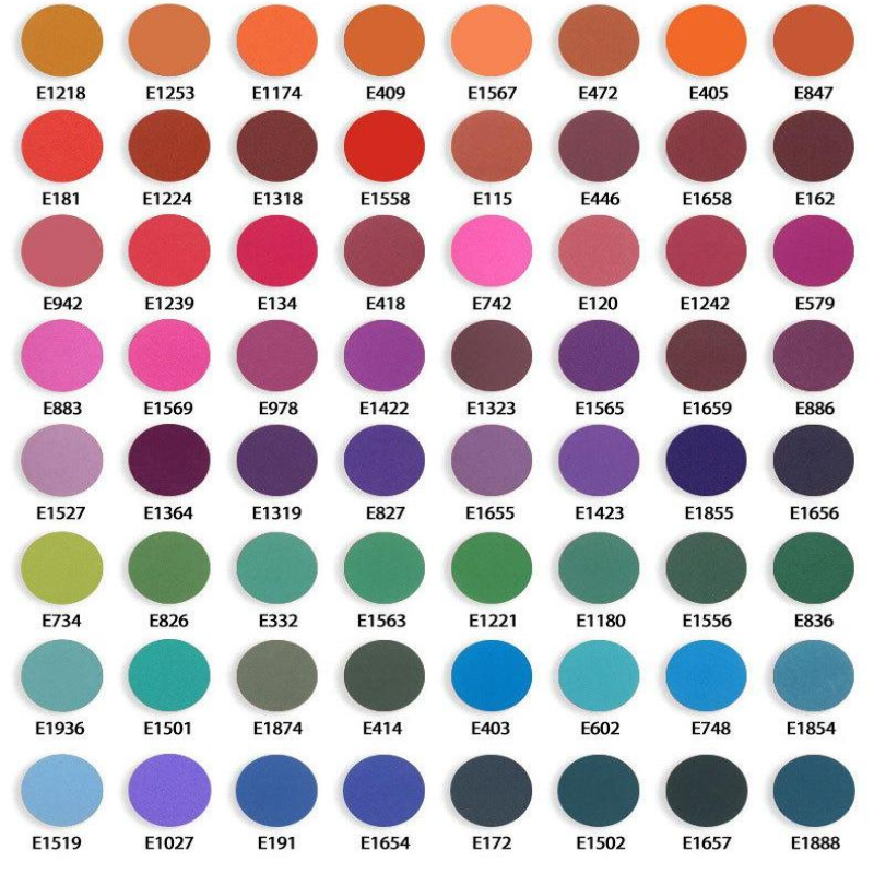 Private Label Round Hole 9 Color Eye Shadow Palette Shade Swatch