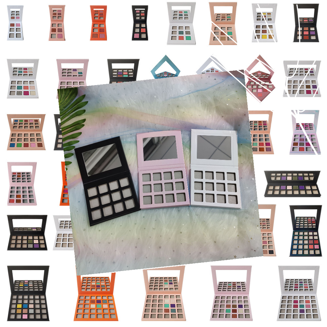 Private Label Empty Paper Eyeshadow Palette -12 Hole