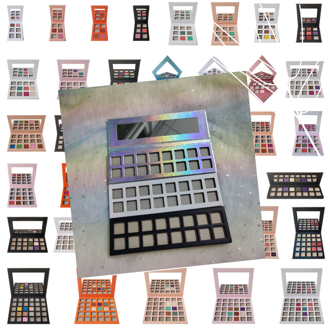 Private Label Empty Paper Eyeshadow Palette -16 Hole