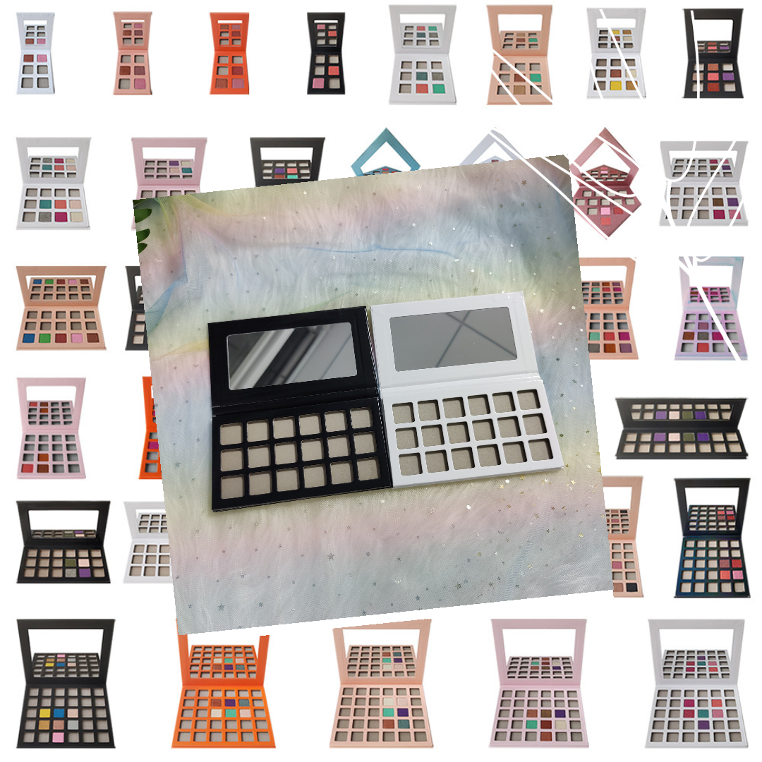 Private Label Empty Paper Eyeshadow Palette -18 Hole