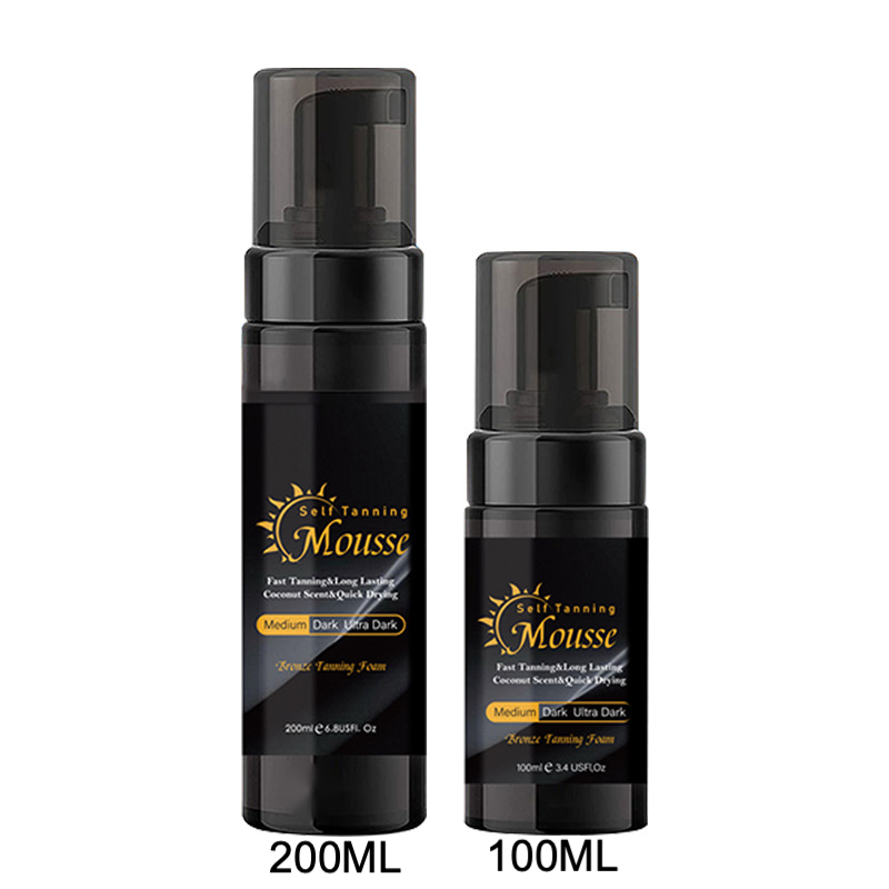 Private label indoor sunless self-tanner bronzer 100ML and 200ML