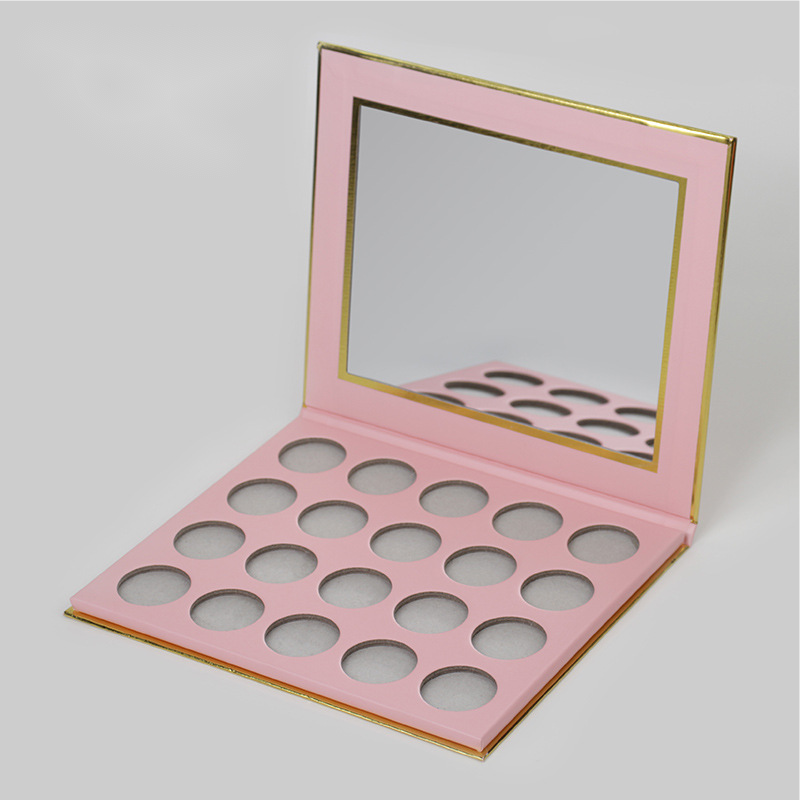 4 *5 grid of Private label DIY paper eyeshadow empty Pan-26mm