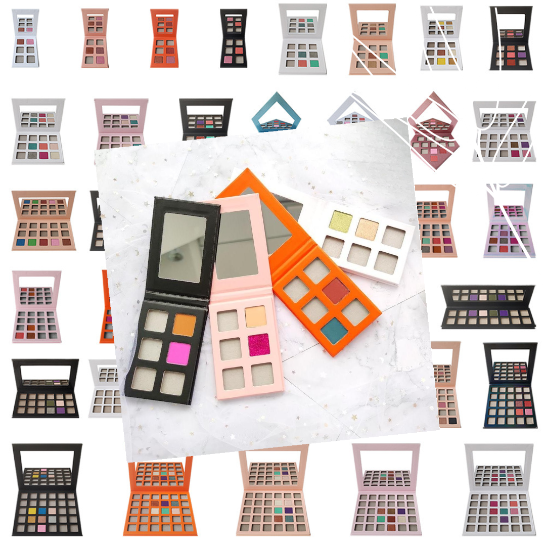 Private Label Empty Paper Eyeshadow Palette -6 Hole