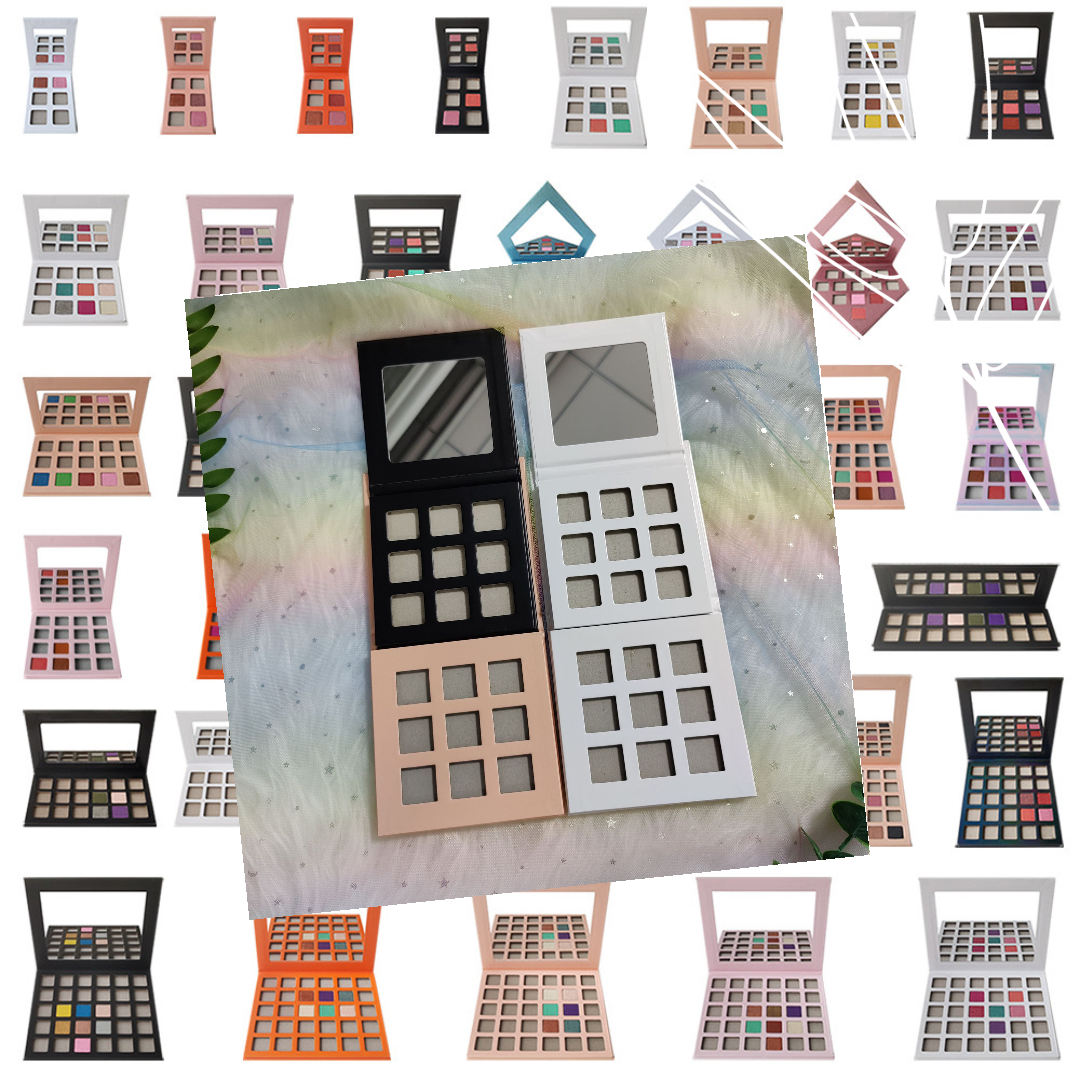 Private Label Empty Paper Eyeshadow Palette -9 Hole