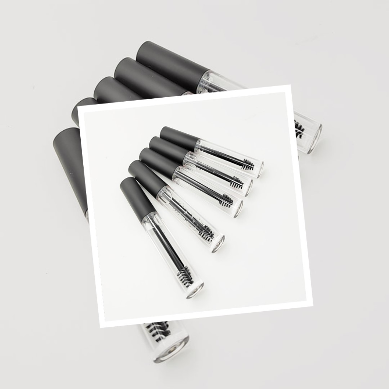 Private label black tube transparent eyebrow shaping liquid 5PCS