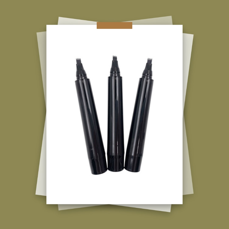 Private label men's and women's four-pronged liquid eyebrow