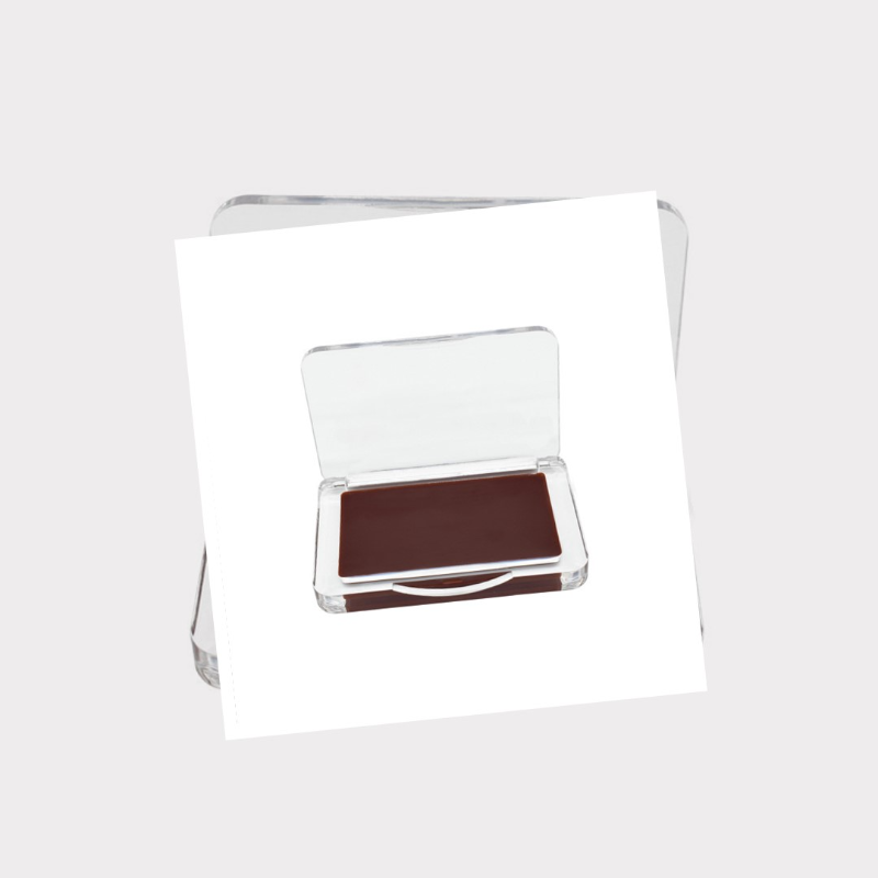 Private label acrylic clear eyebrow soap brown texture