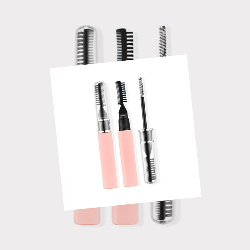 Private label natural three-dimensional quick-drying eyebrow gel pink tube