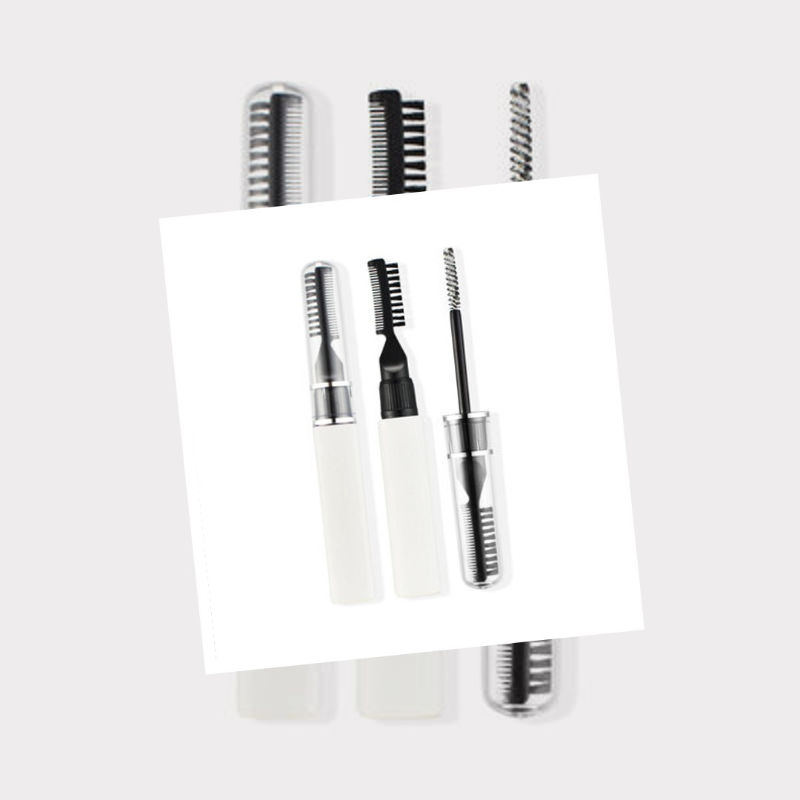 Private label natural three-dimensional quick-drying eyebrow gel white tube