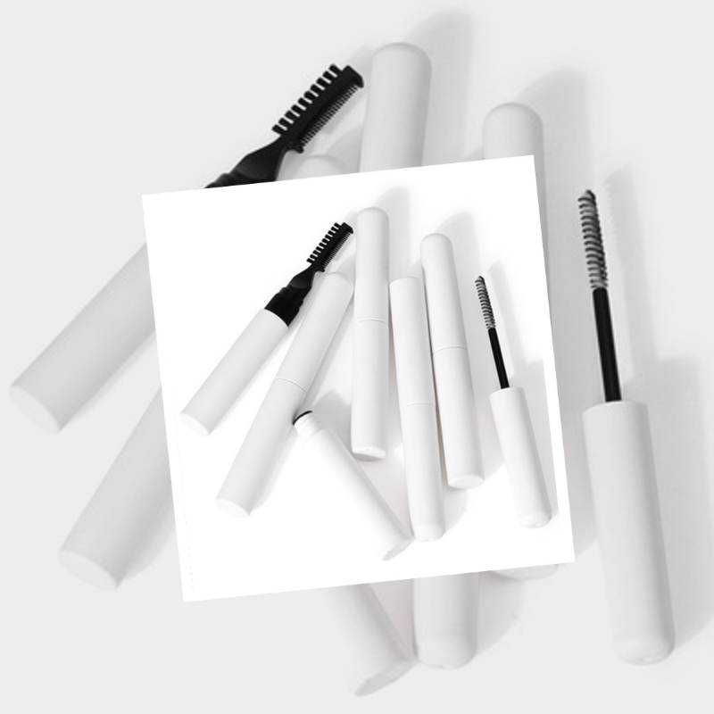 Private label 2 in 1 eyebrow gel white tube color