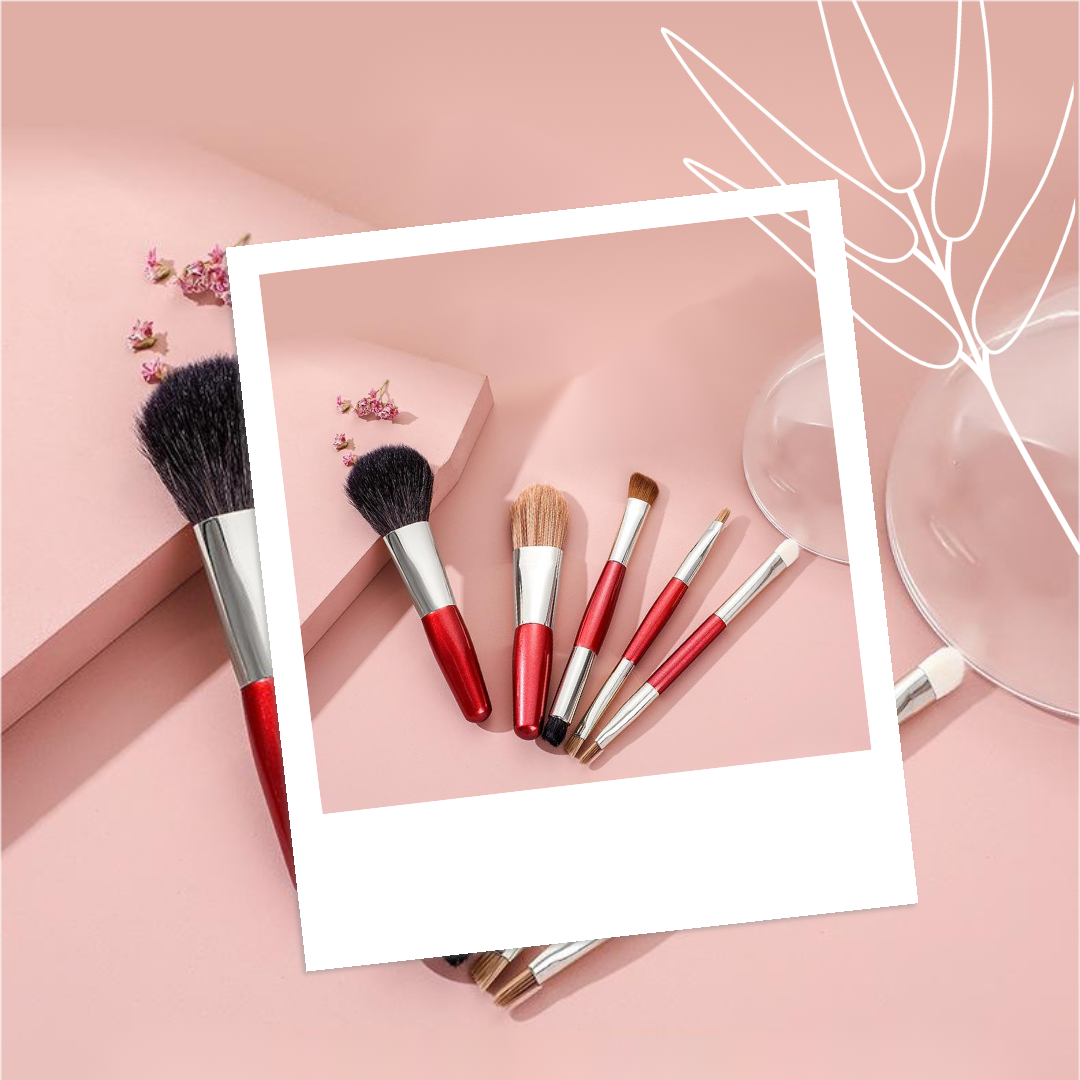 Private Label 5 Makeup Brush Sets