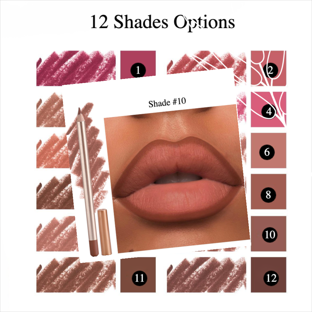 Private Label Nature Matte Smooth Lip Liner Shade#10
