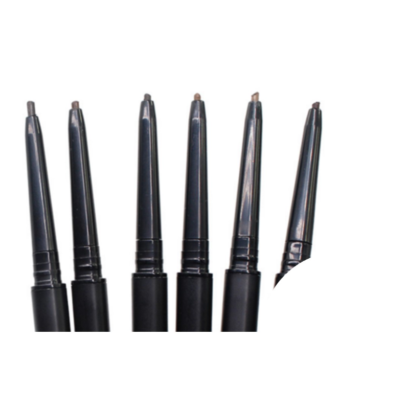 6 PCS of Private label automatic rotating double-ended thin eyebrow pencil