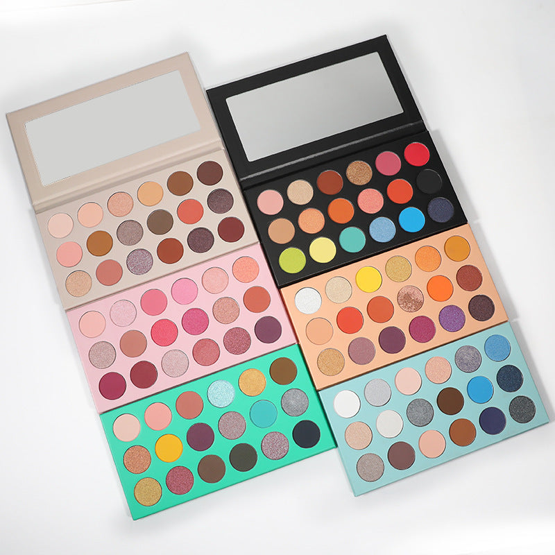 Private Label 18-Color Eye Shadow Palette With Round Holes