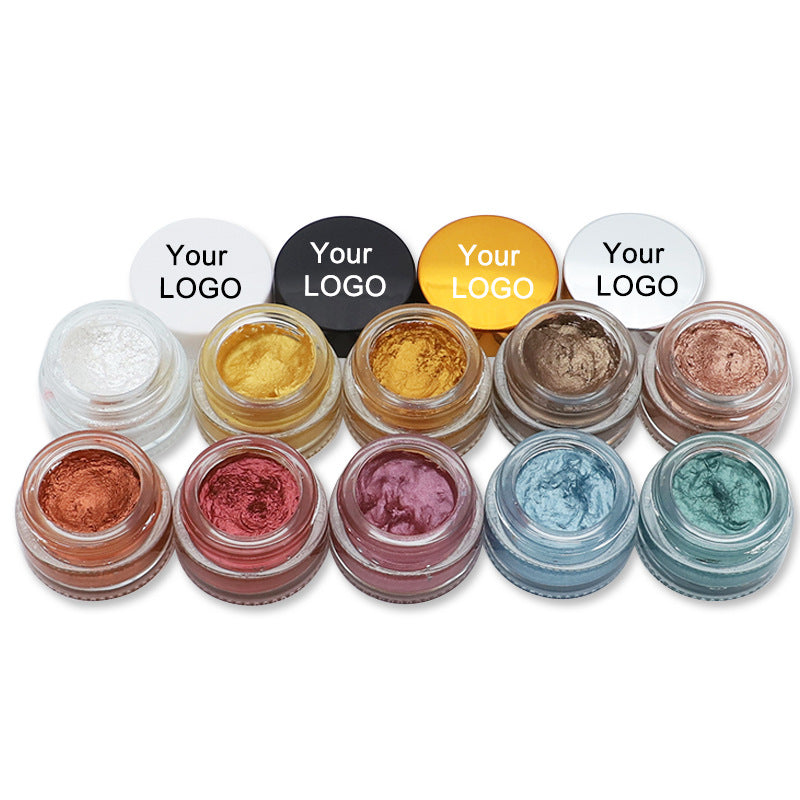 MetaCNBeauty Private Label Makeup Gel Eyeshadow 4 Type Of Color Cap 