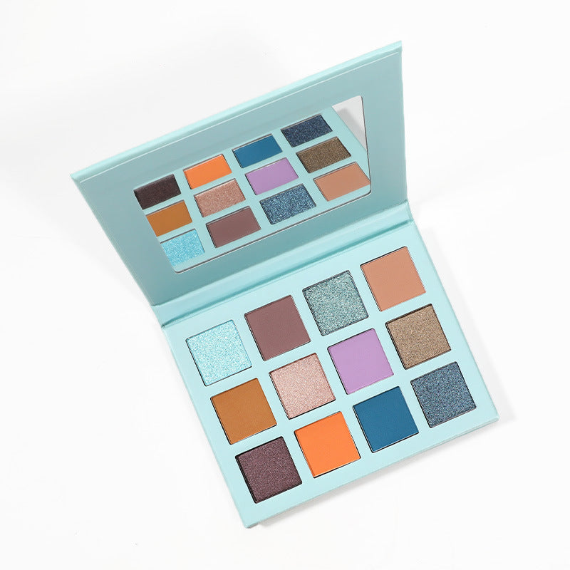 MetaCNBeauty Private Label Square Hole 12 Color Eye Shadow Palette