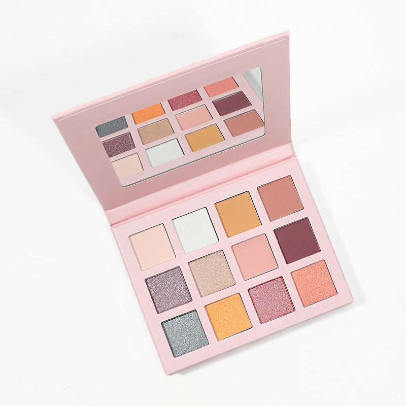 MetaCNBeauty Private Label Square Hole 12 Color Eye Shadow Palette