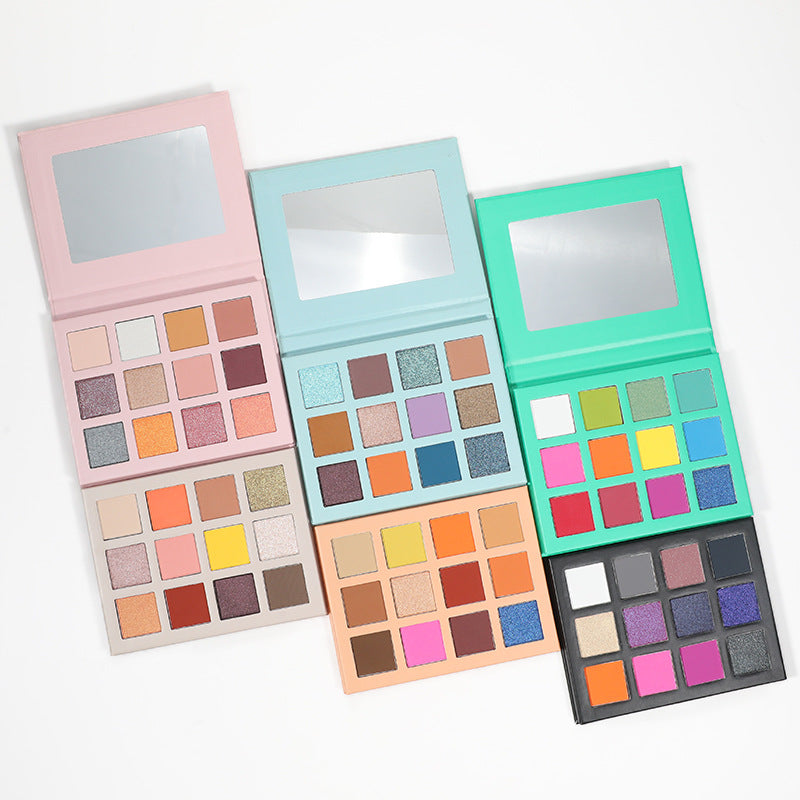 MetaCNBeauty Private Label Square Hole 12 Color Eye Shadow Palette