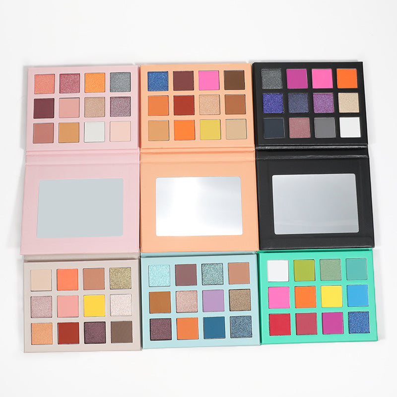MetaCNBeauty Private Label Square Hole 12 Color Eye Shadow Palette