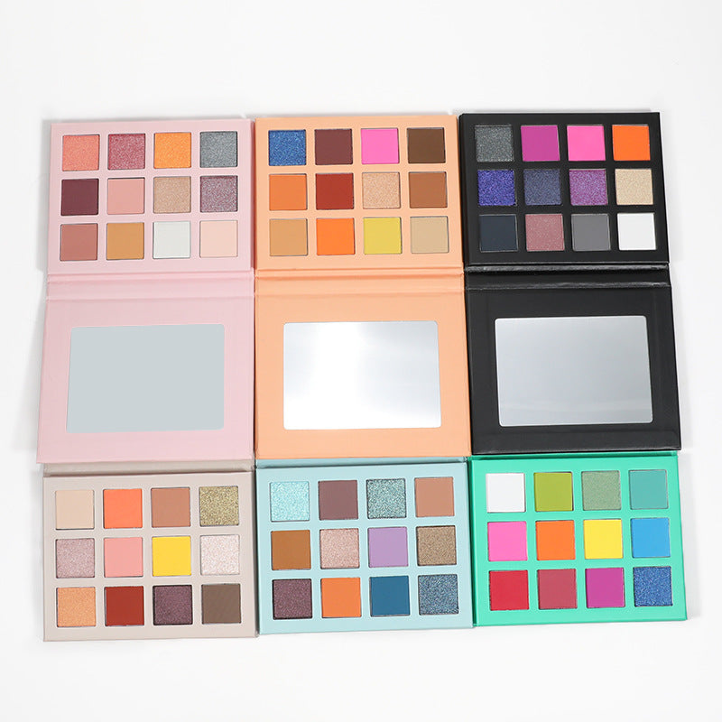 MetaCNBeauty Private Label Square Hole 12 Color Eye Shadow Palette