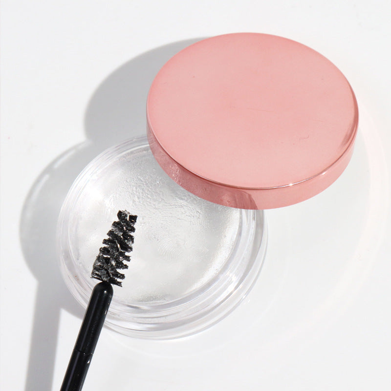 Private label transparent waterproof eyebrow gel rose gold cover