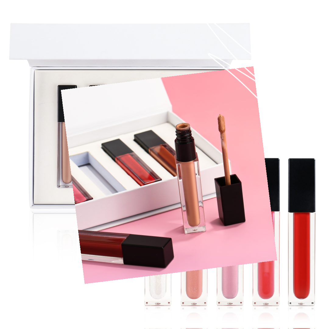 Private Label Natural Lip Gloss Set