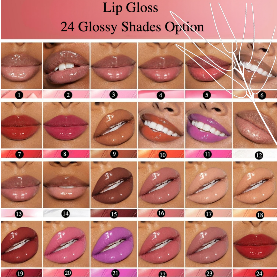 Private Label Natural Lip Gloss Set