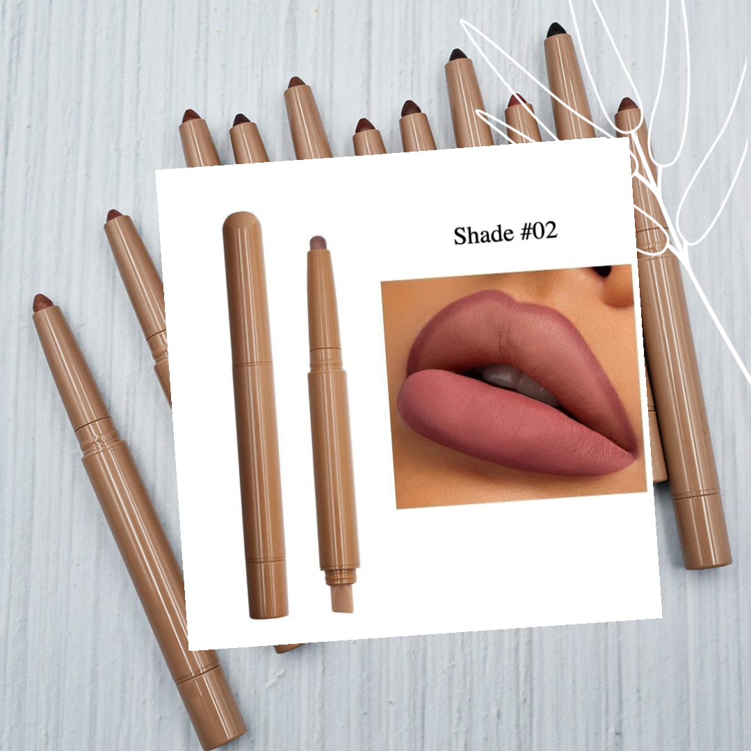 Private Label Natural Peptide Lip Liner Shade 02
