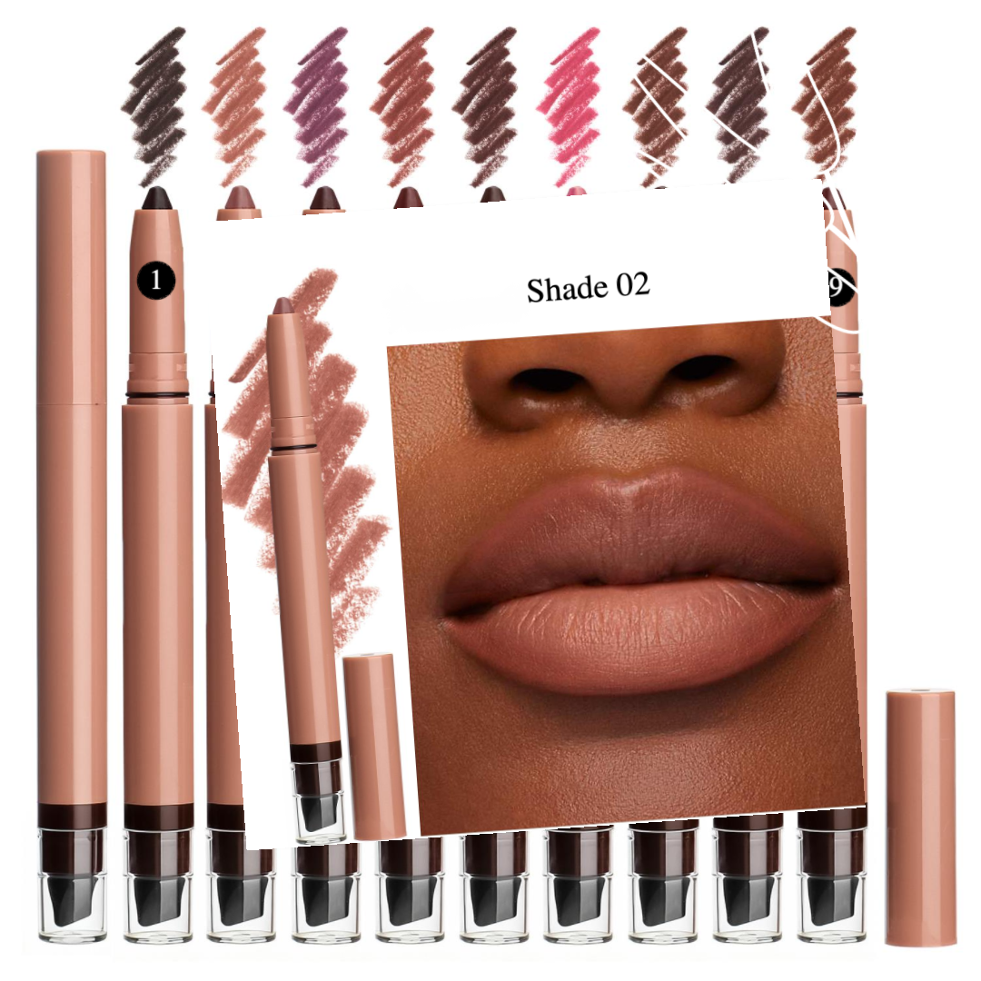 Private Label Natural Waterproof Creamy Lip Liner Shade 02