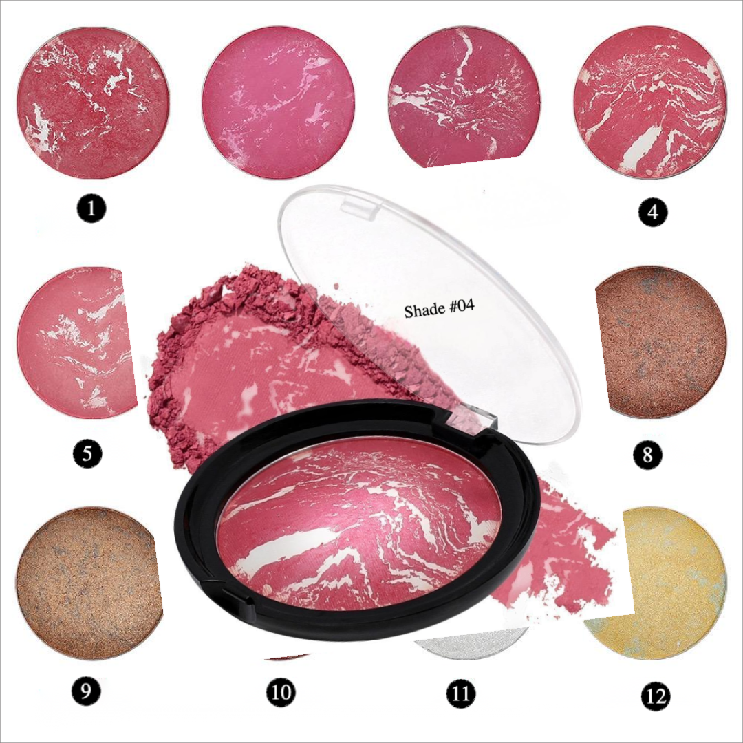 Private Label Nature Baked Blush Powder Shade 4
