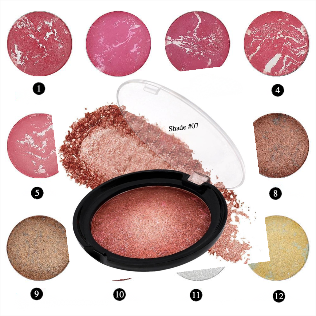 Private Label Nature Baked Blush Powder Shade 7