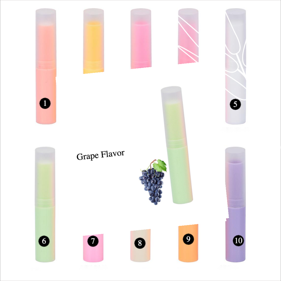 Private Label Organic Fruit Lip Balm 4 Flavor