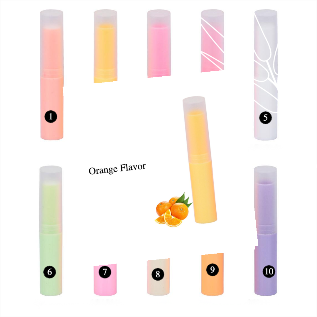 Private Label Organic Fruit Lip Balm 4 Flavor