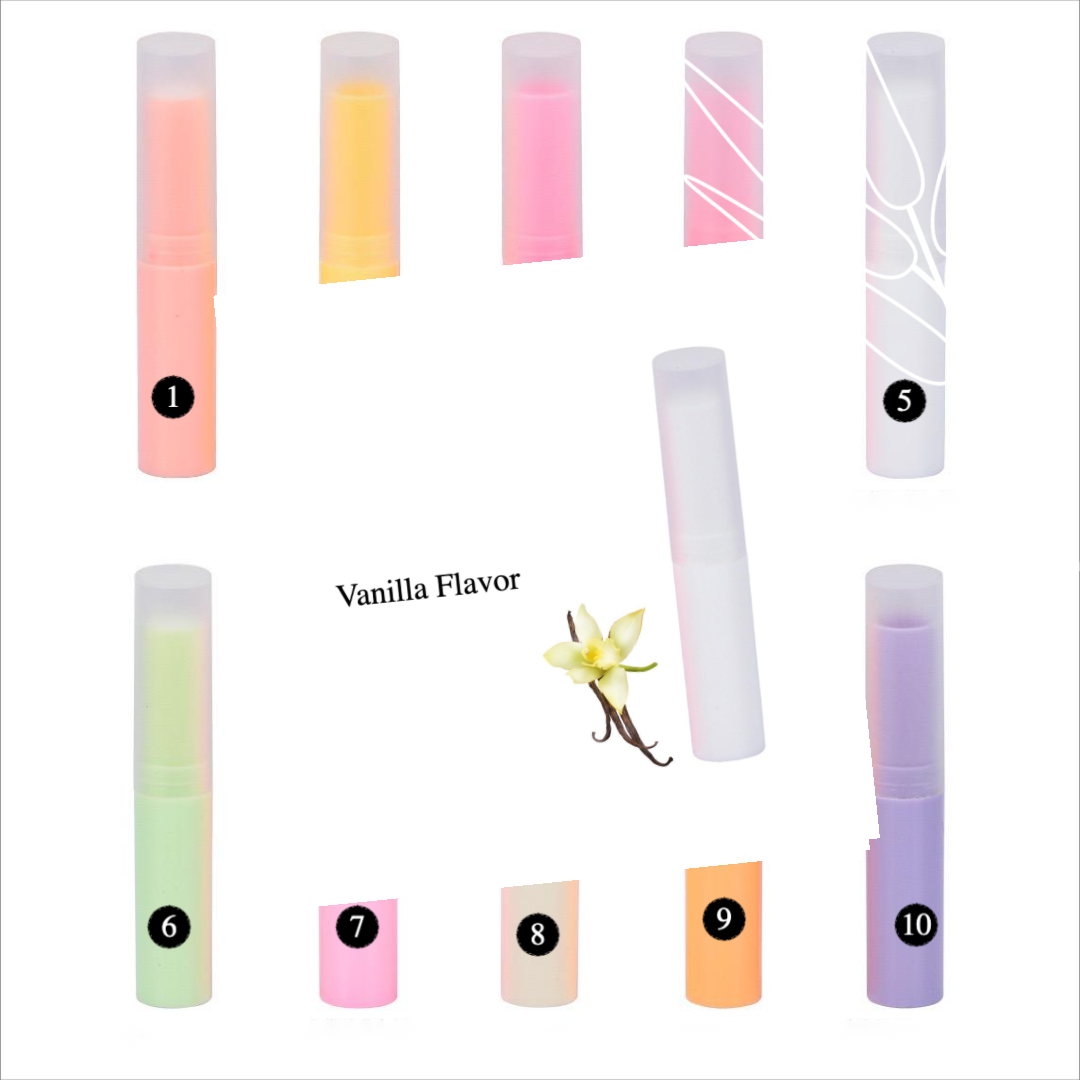 Private Label Organic Fruit Lip Balm 4 Flavor