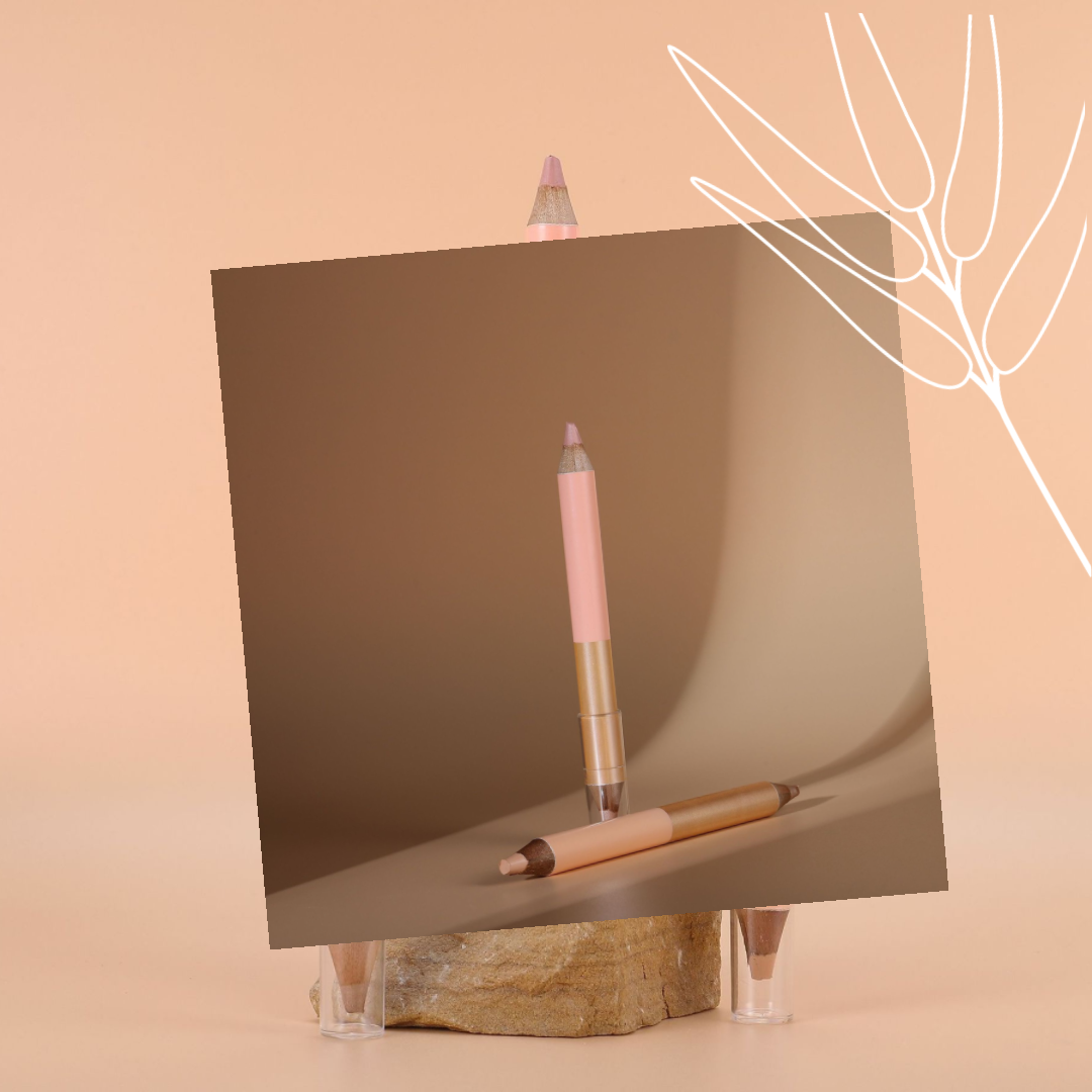 Private Label Natural Double-ended Brow Bone Highlighter