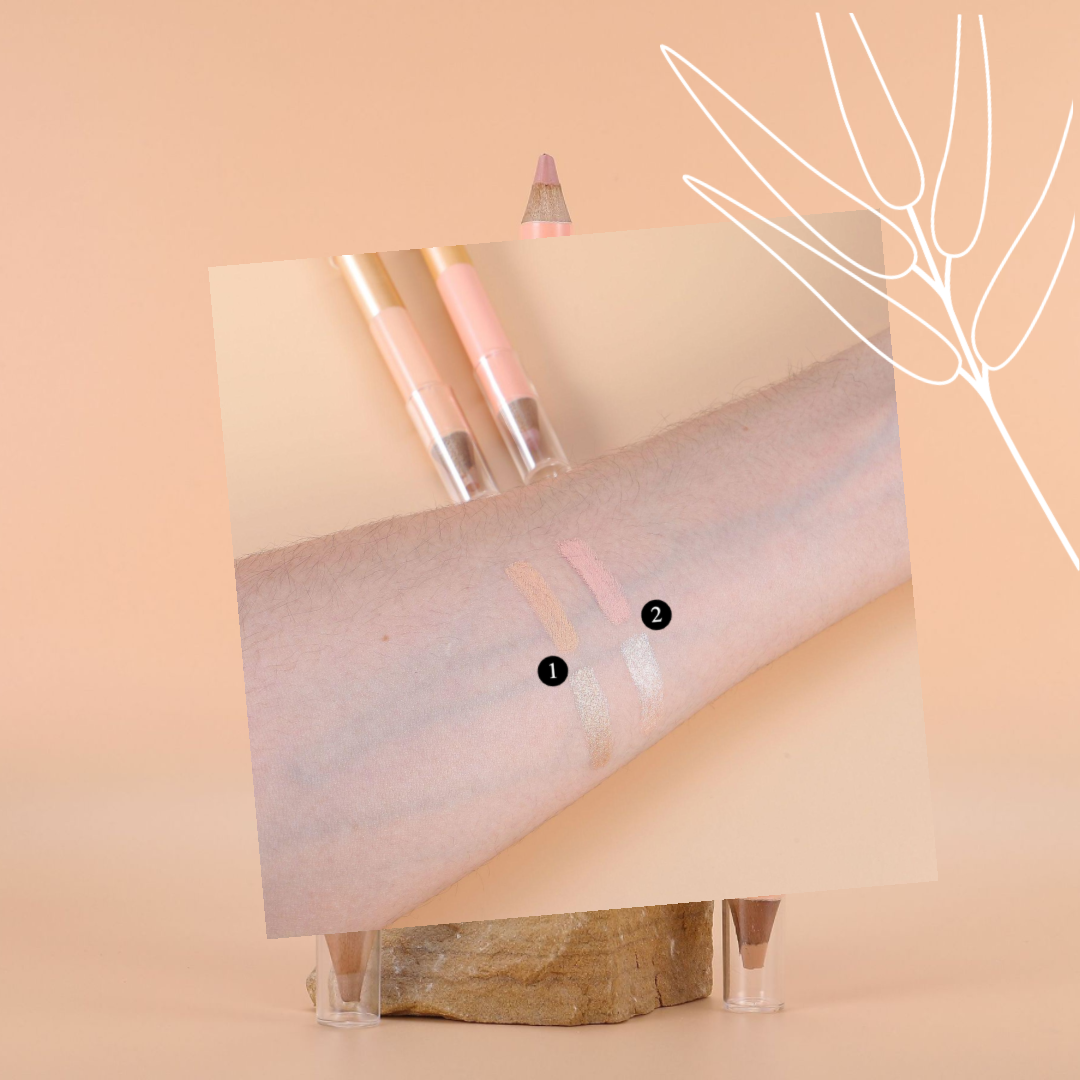 Private Label Natural Double-ended Brow Bone Highlighter