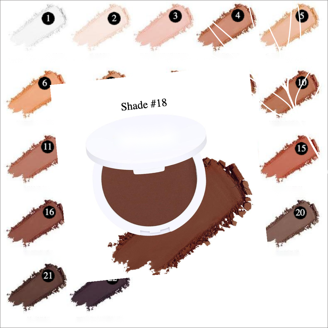 Private Label Organic Concealer Pressed Powder - Shade 18