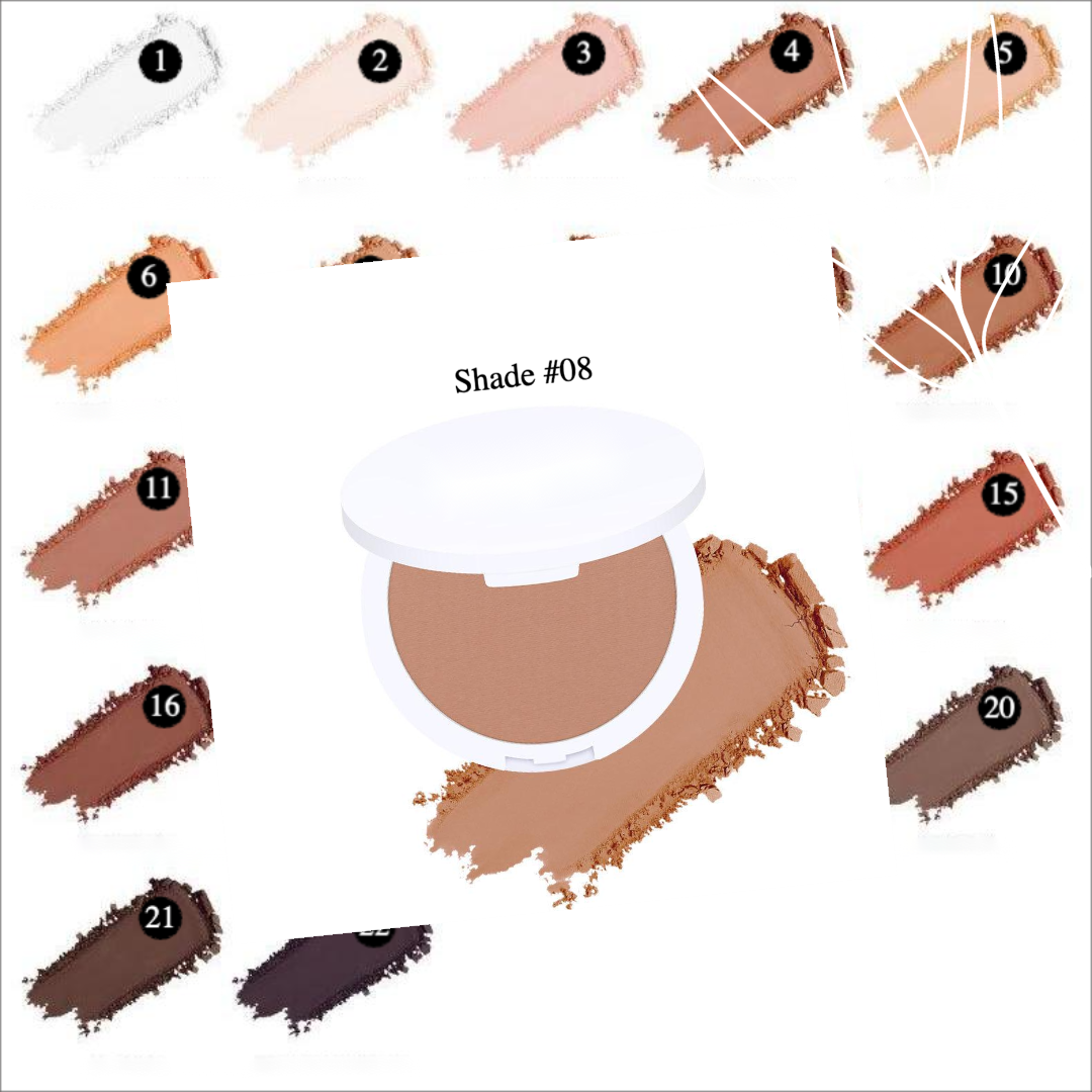 Private Label Organic Concealer Pressed Powder - Shade 8