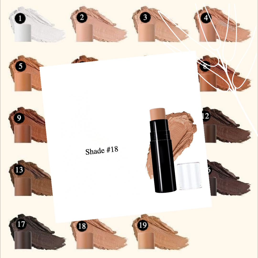 Private Label Natural Foundation Stick - Shade 18
