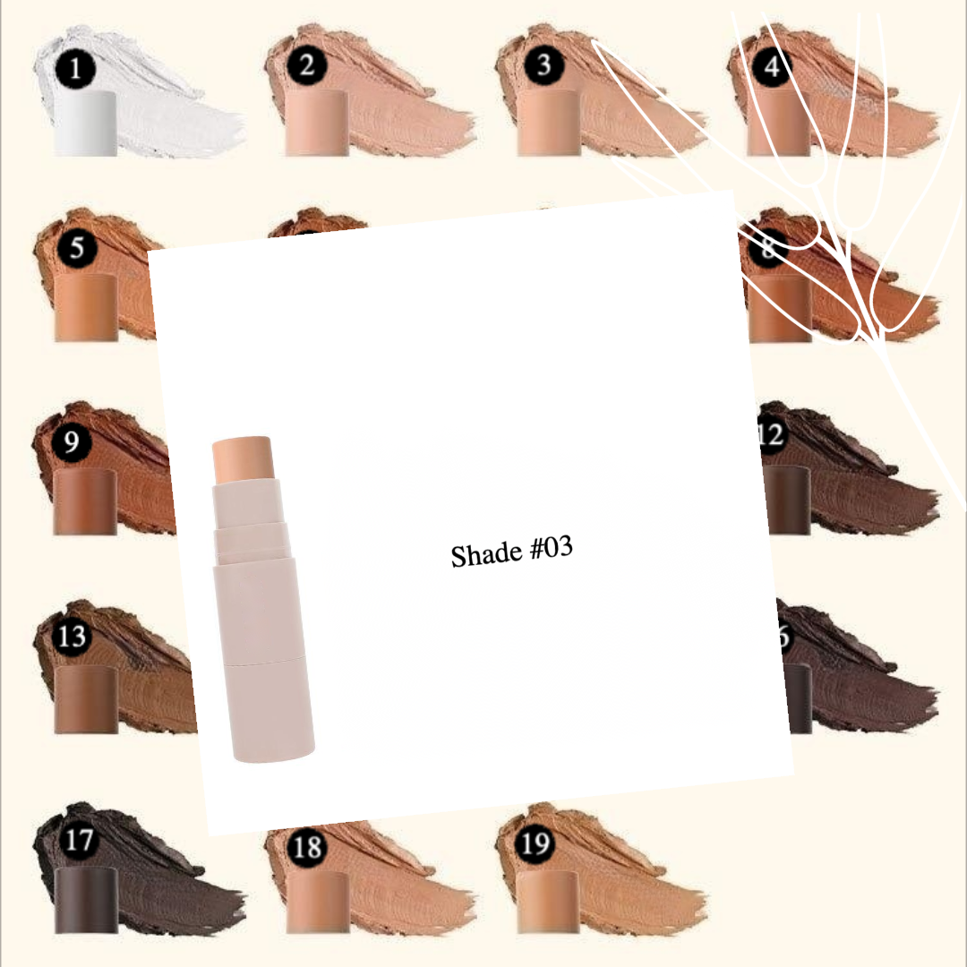 Private Label 3-in-1 Foundation, Contour & Concealer Stick Shade 3