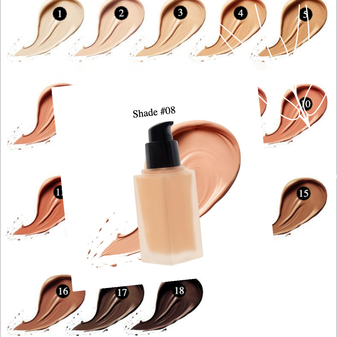 Private Label Nature Liquid Foundation Shade 8
