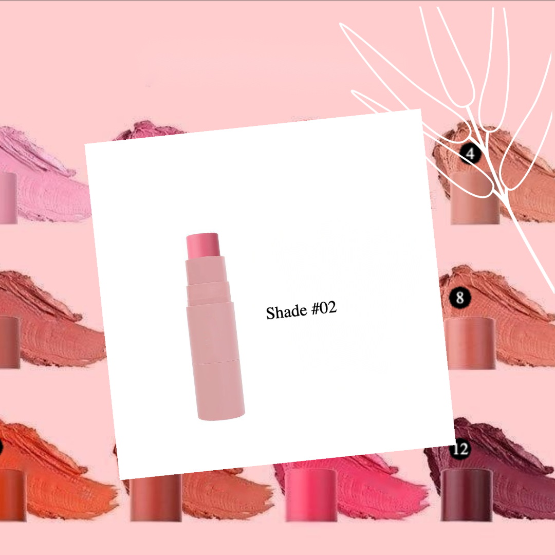 Private Label Organic Blush Stick - Shades 2