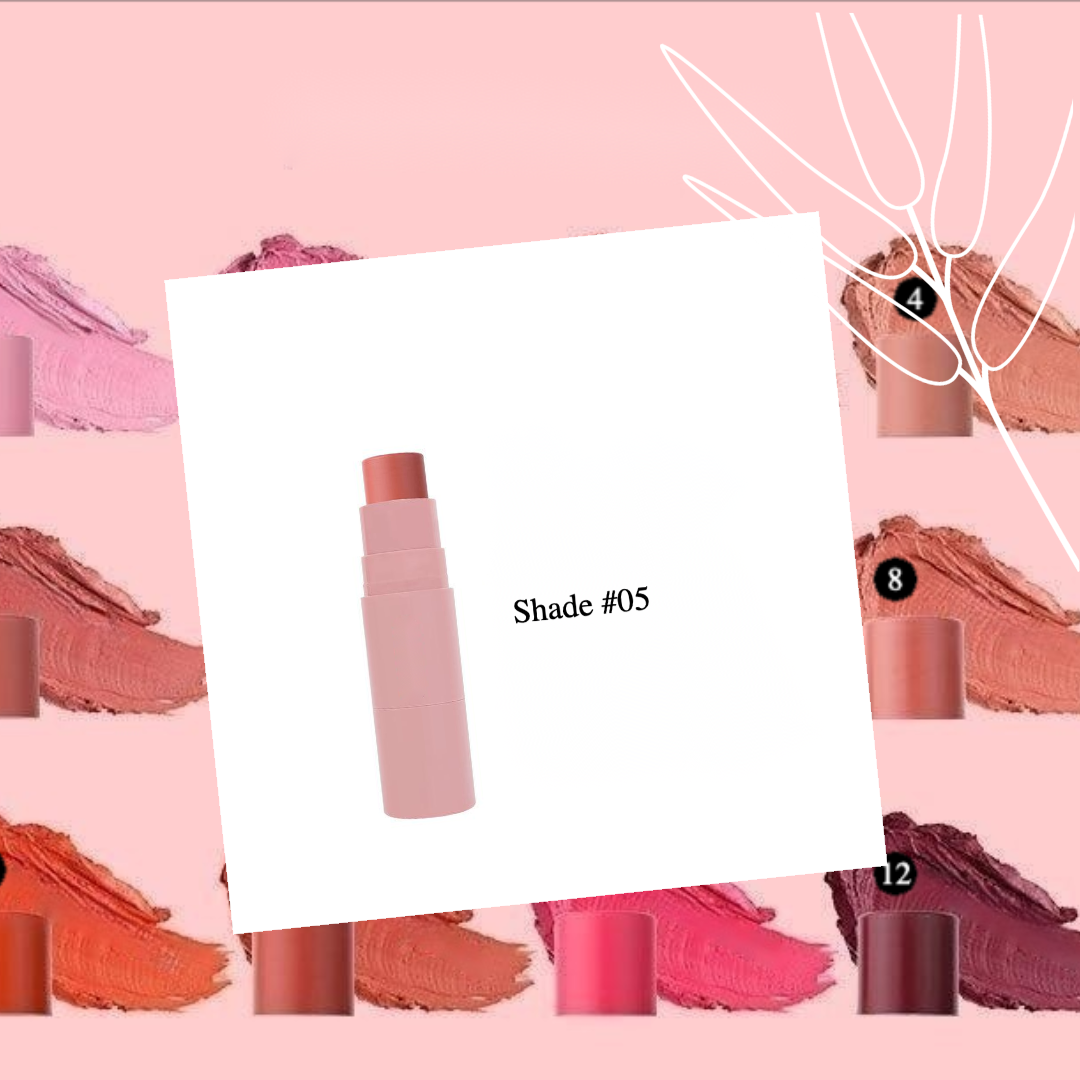 Private Label Organic Blush Stick - Shades 5