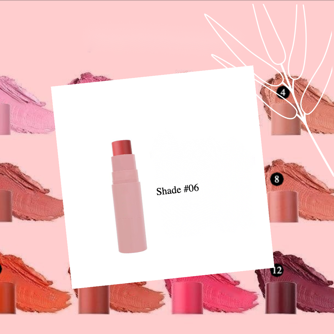 Private Label Organic Blush Stick - Shades 6
