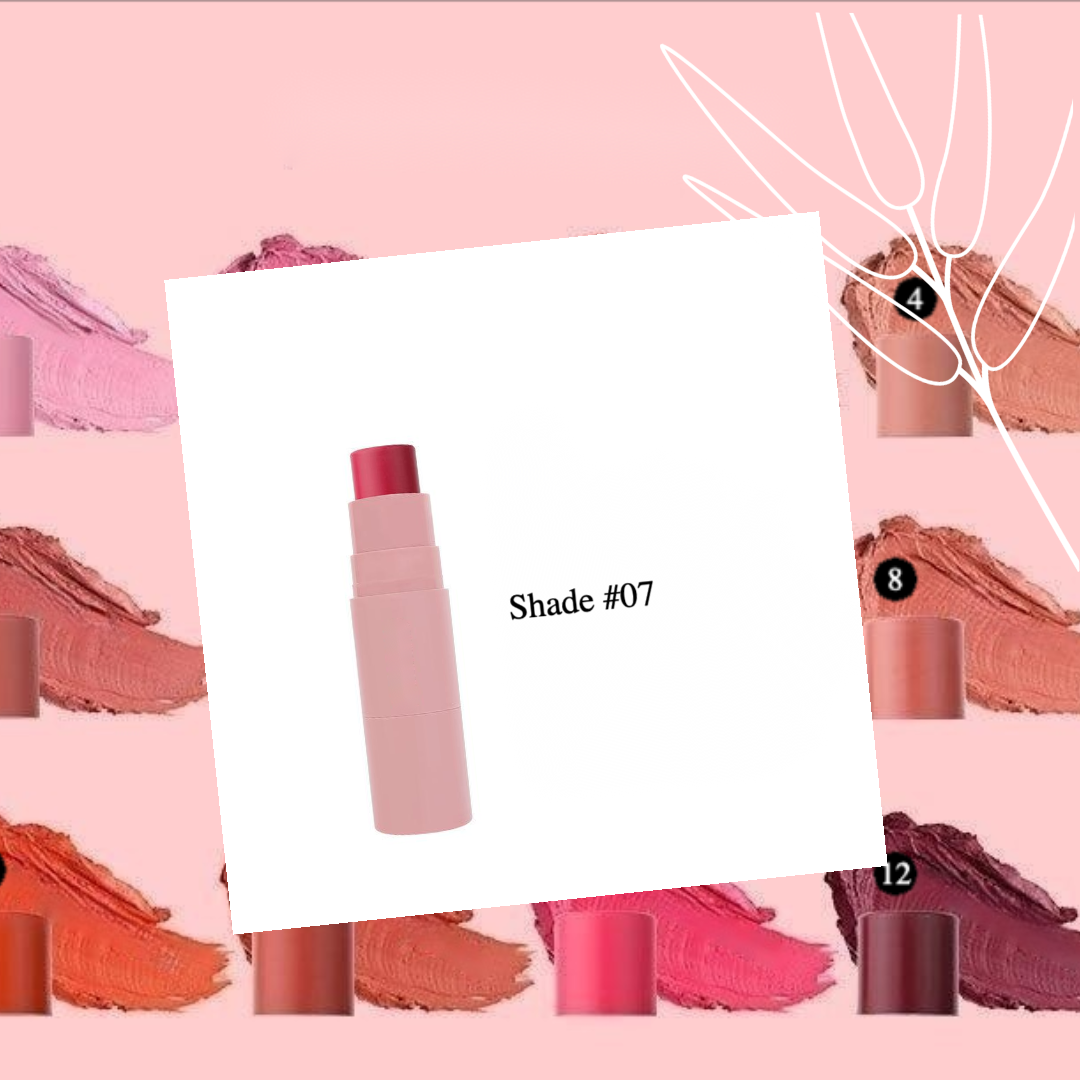 Private Label Organic Blush Stick - Shades 7