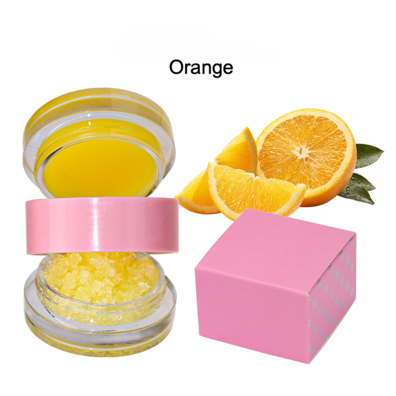 Private label double sided Orange lip mask