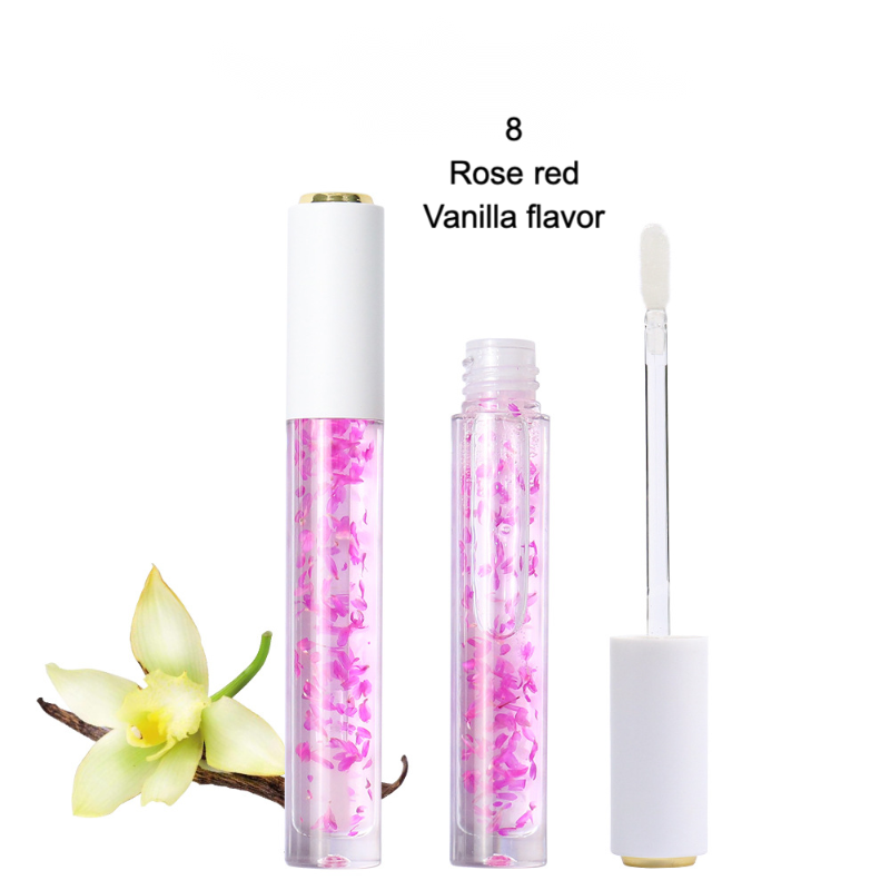 Private label lipoil Rose Red-Vanilla Flavor color code No.8