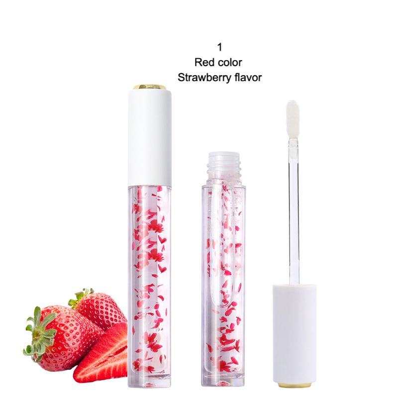 Private label lip oil red color-strawberry color code No.1