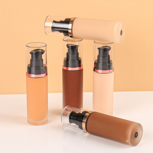 Private label  long lasting coverage matte liquid foundation 5 Pcs